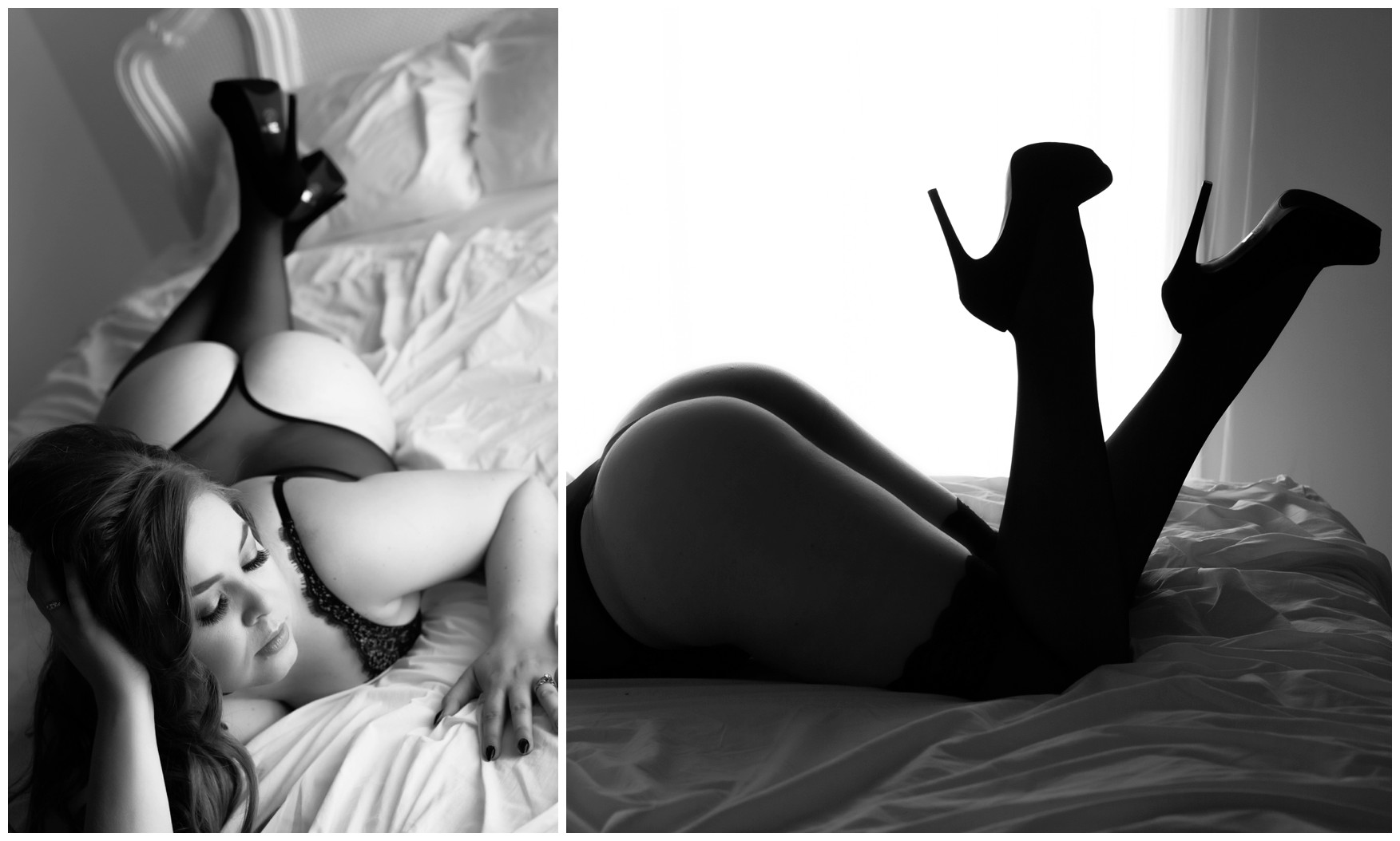 This is one of the hottest plus size boudoir photography poses. 