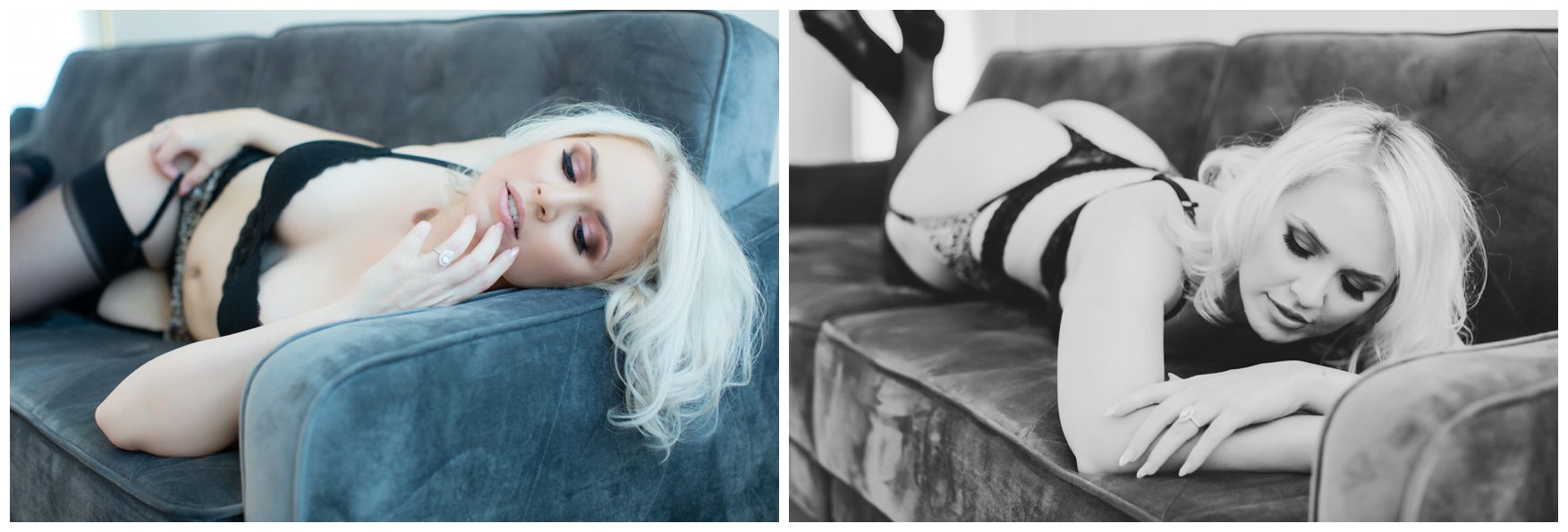 boudoir-photography-in-Phoenix-on-gray-couch